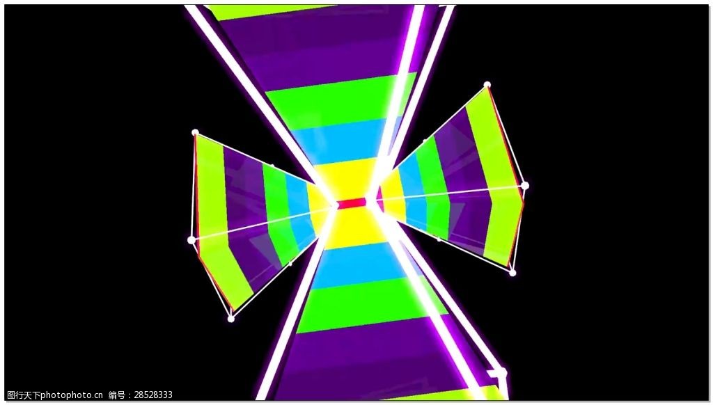 几何变换动态视频素材