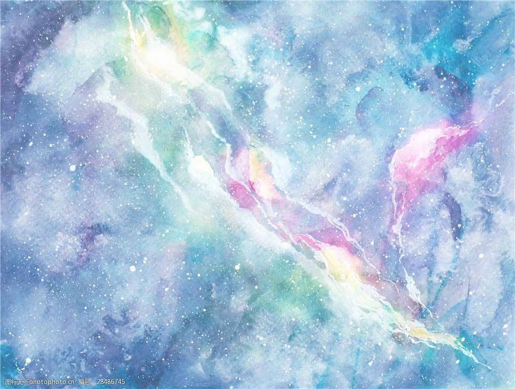 关键词:清新浪漫水墨画混调纹理壁纸图案装饰设计 星点 星空状浪漫