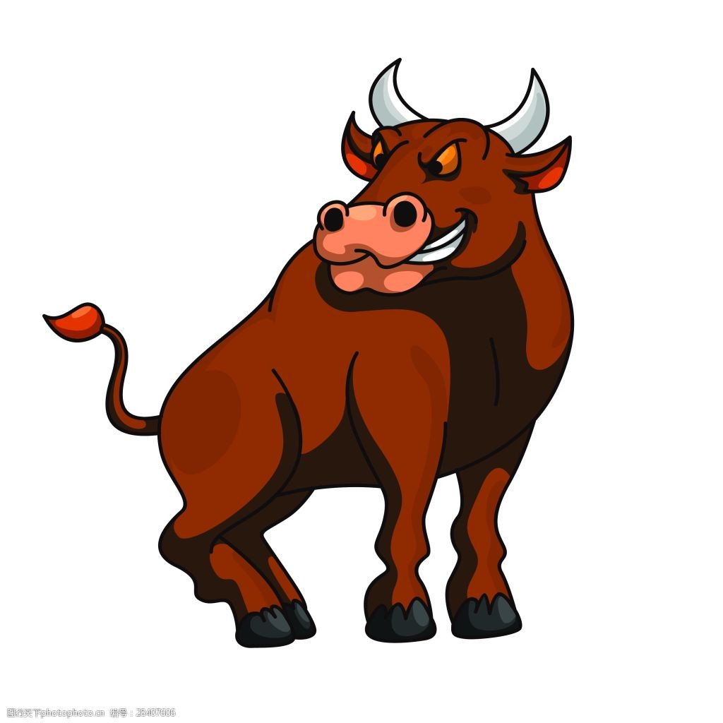 关键词:卡通牛设计图案 卡通动物 牛 卡通 牛角 尾巴 愤怒的牛