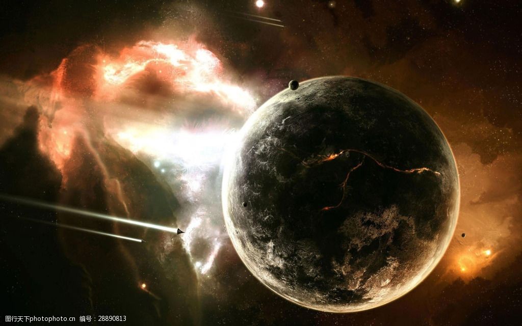 大气科幻宇宙背景