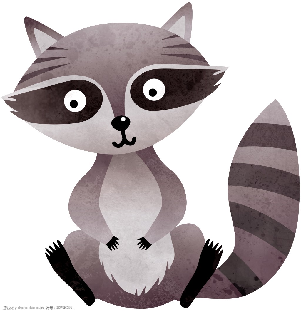 关键词:手绘黑灰白卡通动物透明装饰图案 卡通 手绘 狐狸 貂 可爱