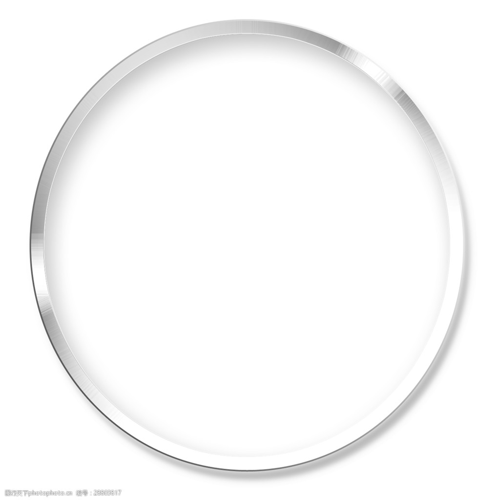 透明圆圈png元素素材