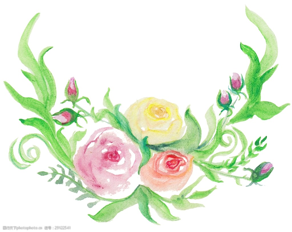 关键词:手绘水彩橘红小花png透明素材 一朵小花 红色 九片花瓣 逼真