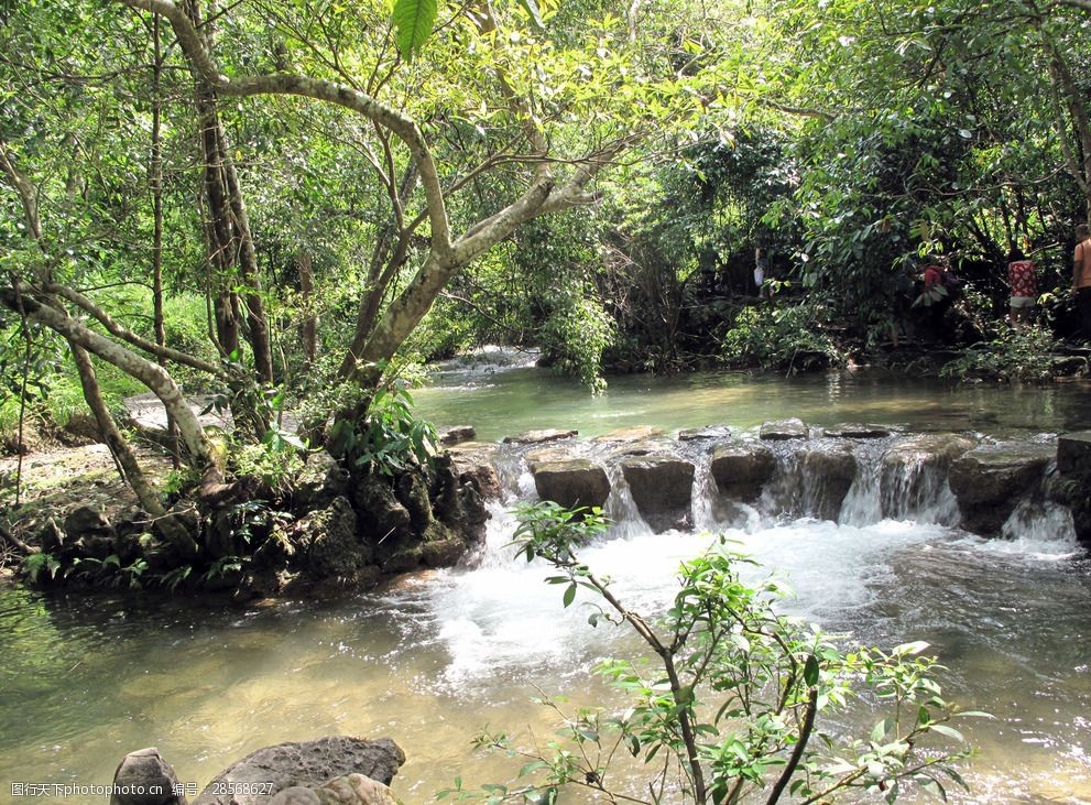 关键词:贵州 荔波 小七孔桥景区 水上森林 石上森林 泉流 石头小径