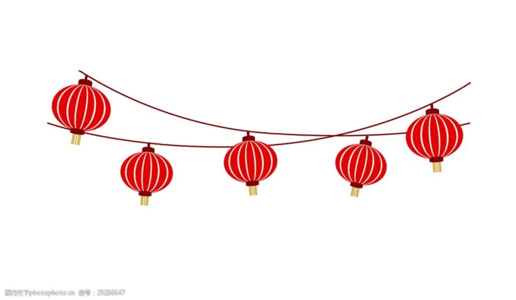 彩色圣诞元素英文标签