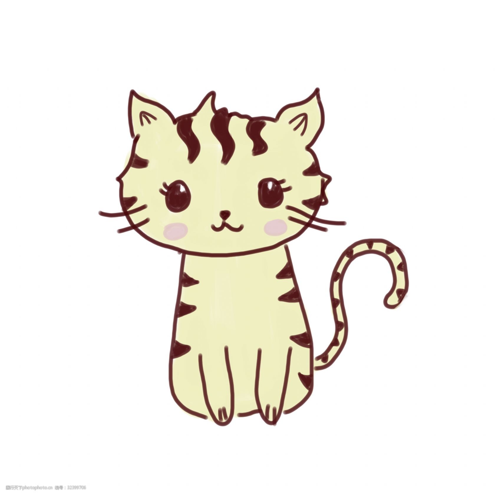 关键词:卡通 手绘可爱小猫咪 手绘 简单 小猫咪 少女心 可爱 免抠图