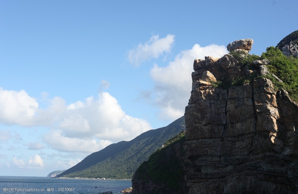 海边悬崖自然风景