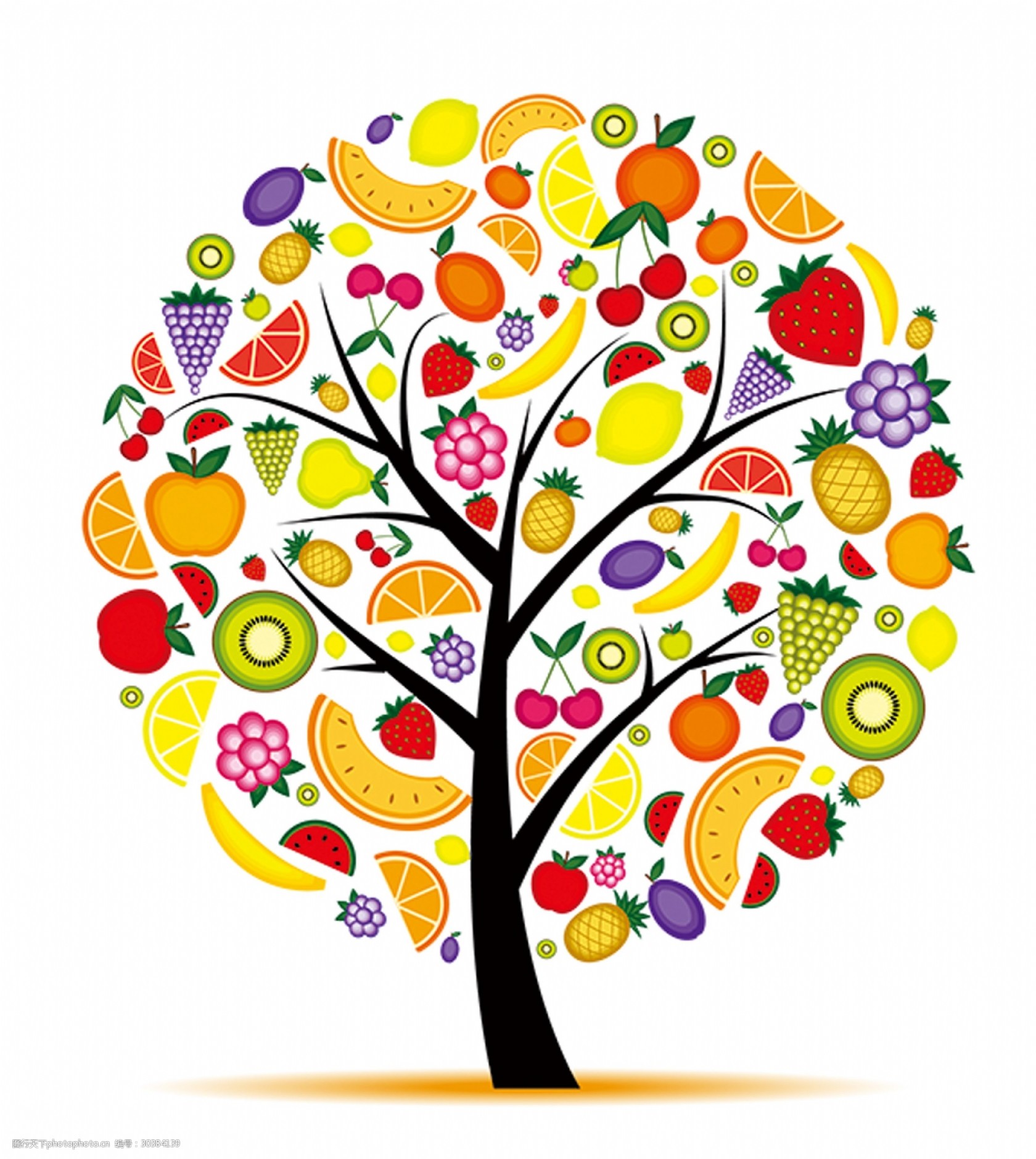 关键词:水果创意树木元素 创意 树木 卡通 草莓 彩色 水果 树 西瓜
