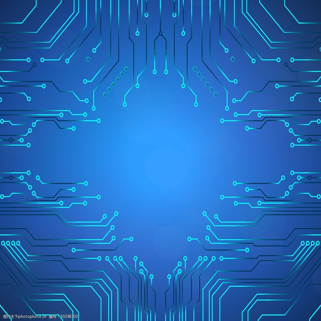 关键词:蓝色简约科技背景 蓝色 创意 光线      手机淘宝 电路板