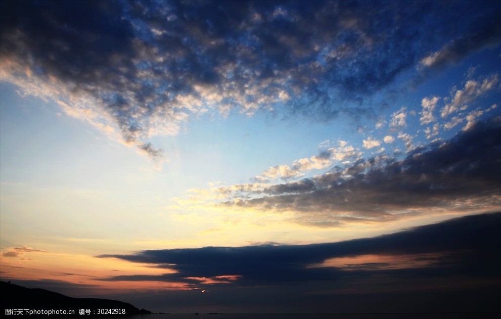 万能天空晚霞高清天空