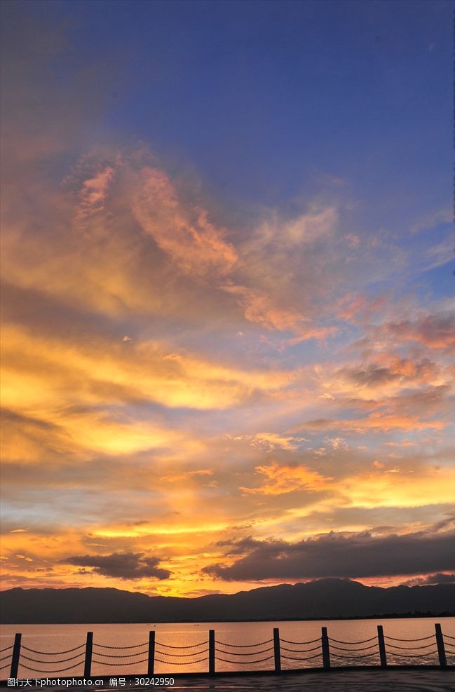 万能天空晚霞高清天空