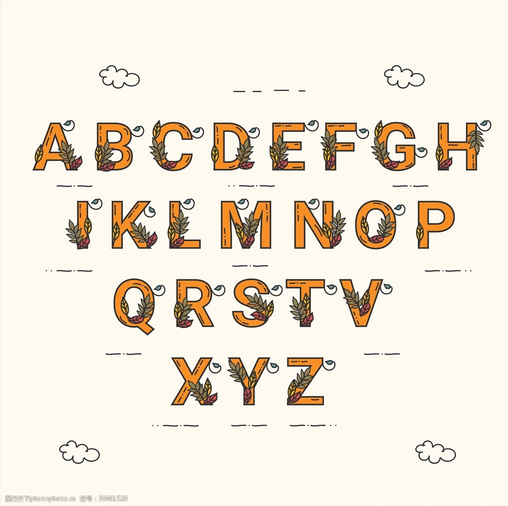 关键词:英文字母设计 创意字体 字母 字体 矢量 英文字体 图标标签