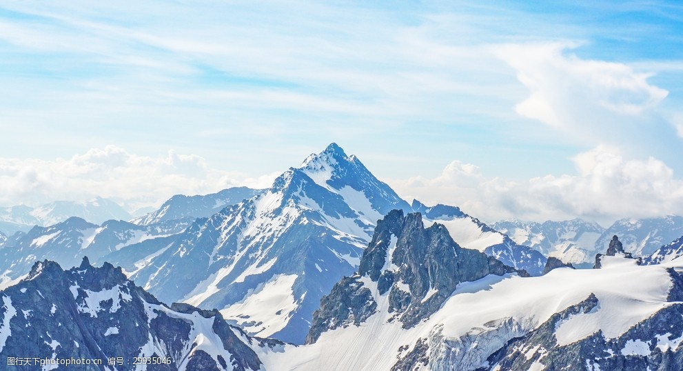 山水风景  关键词:阿尔卑斯山 雪山 风景 壁纸 壁画 山水 森林 桌面