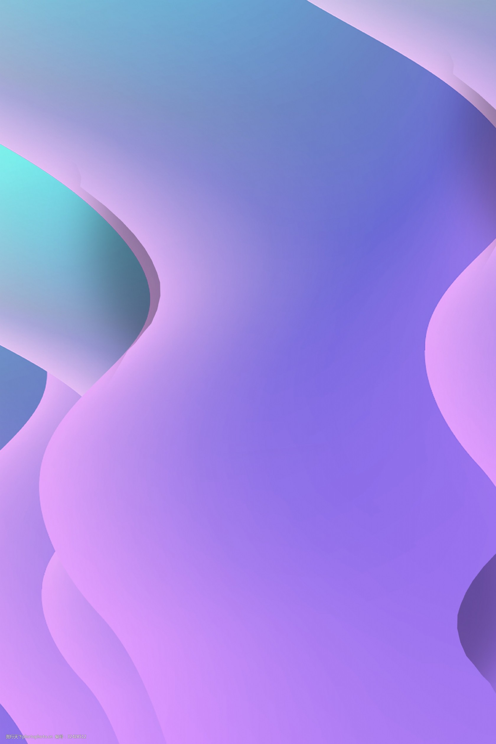 淡紫色流体渐变秋季促销背景