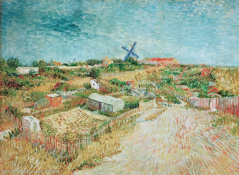梵高风景油画(203)