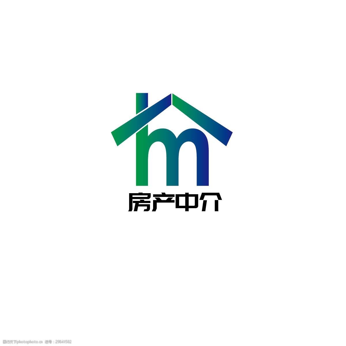 关键词:房产中介logo设计 房子 房产 地产 中介 简约 字母m 置业
