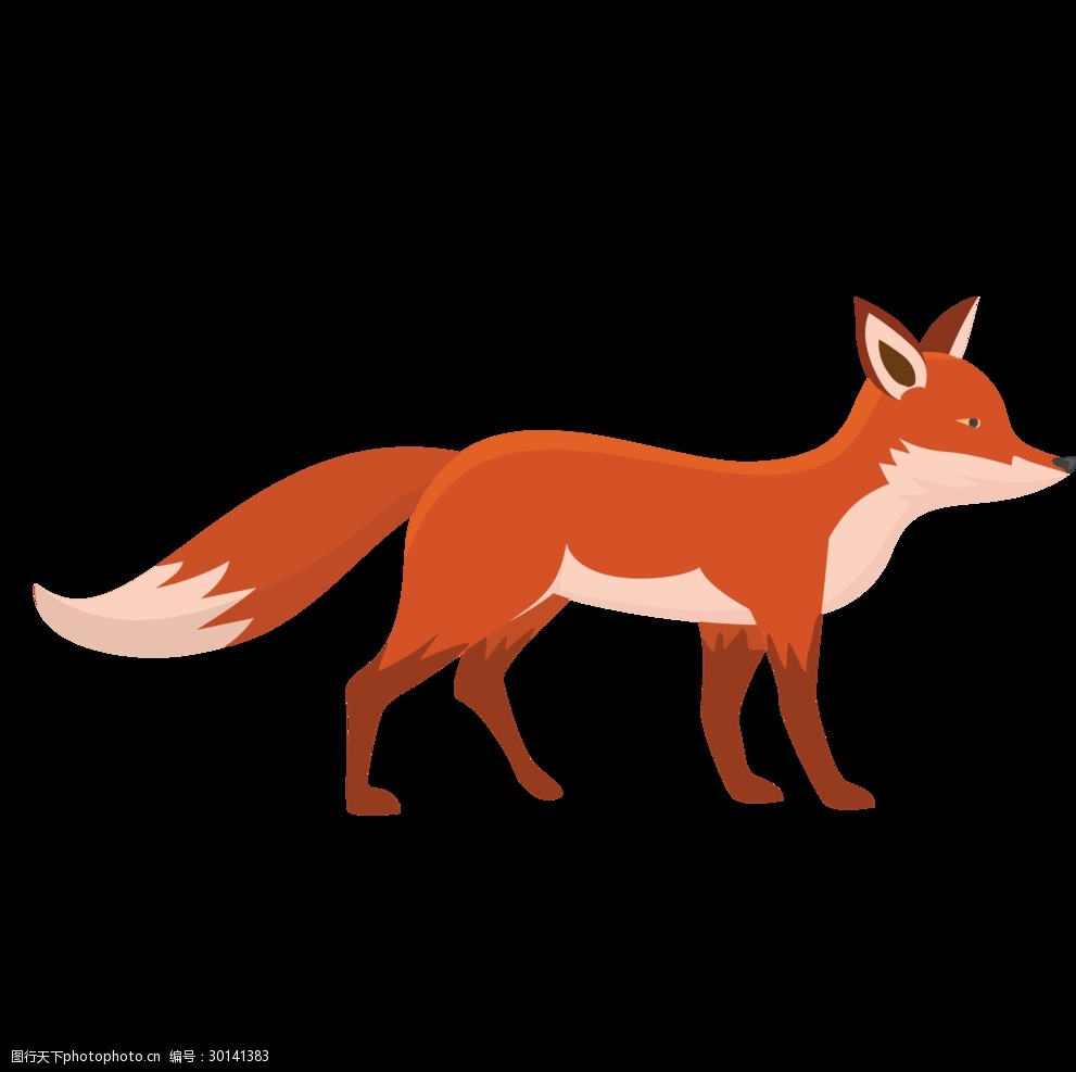 关键词:透明底狐狸 狐狸 卡通狐狸 动物 卡通 狐狸剪影 png图片 设计