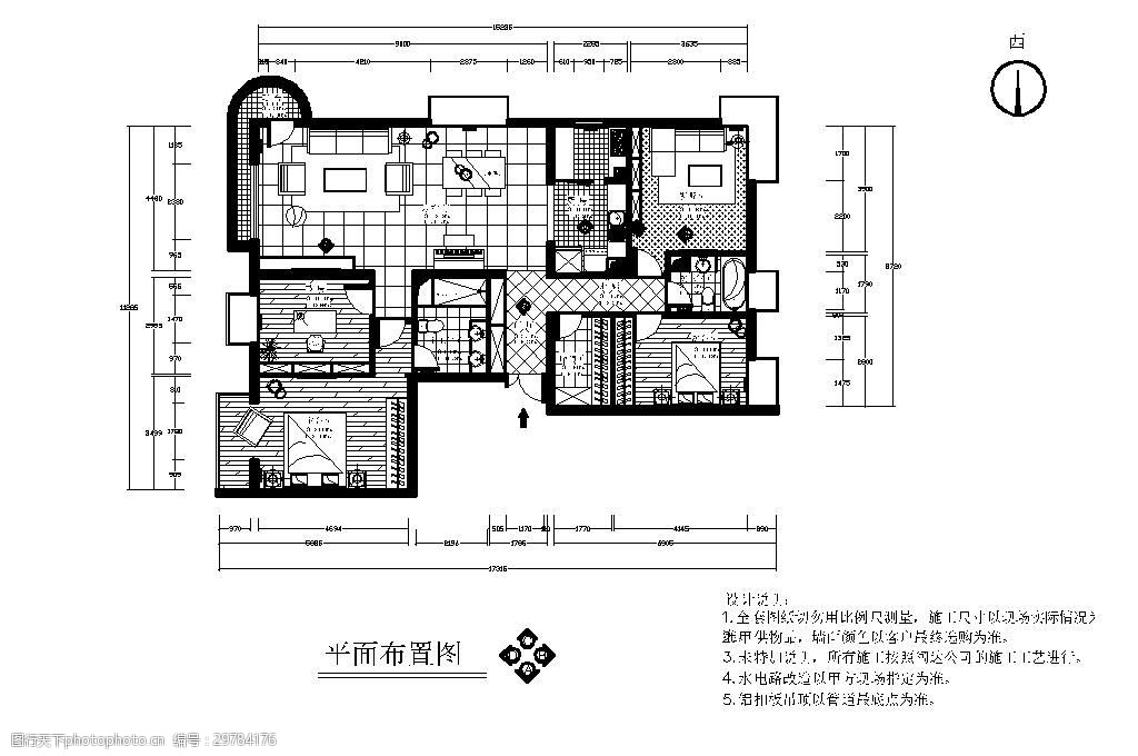 室内设计 装修 家装 餐厅 室内装饰 cad 平面图