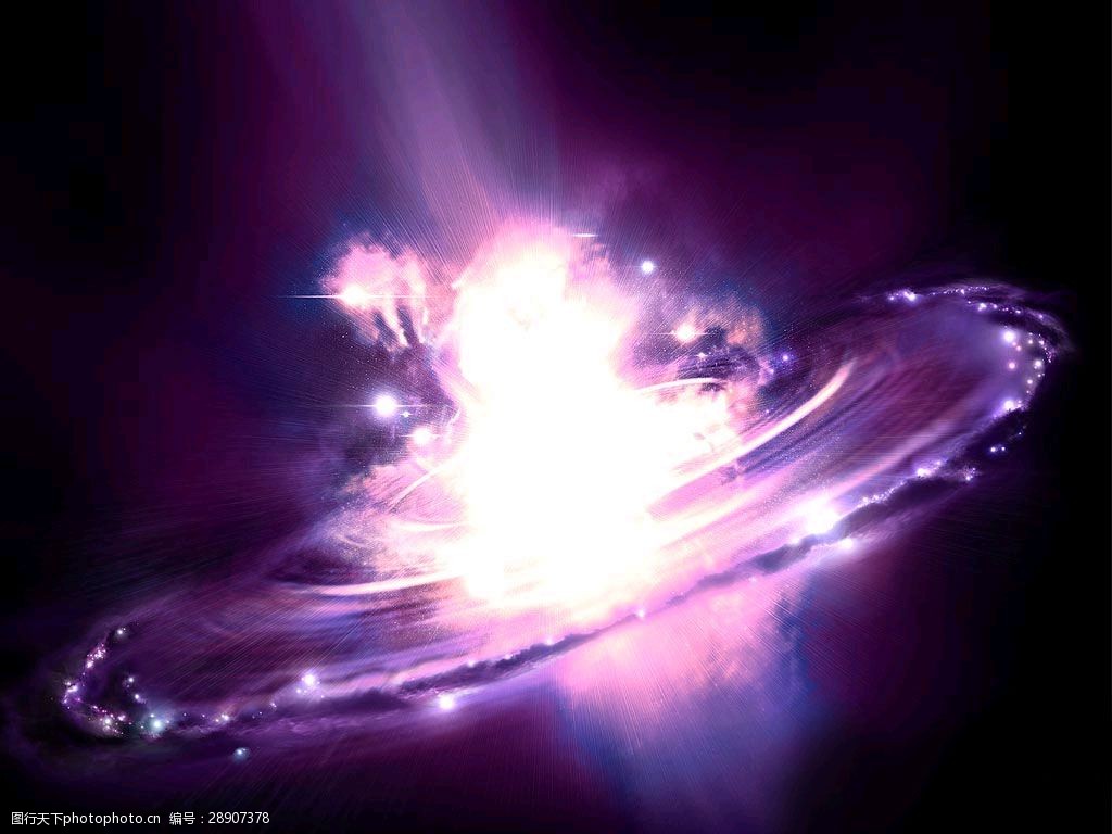 唯美紫色星系背景