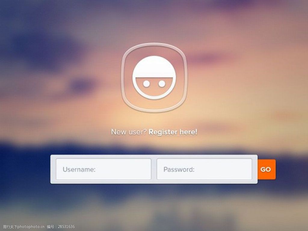 關鍵詞:超簡潔的登錄界面設計psd源文件 簡潔 透明 登陸頁面 網頁模板