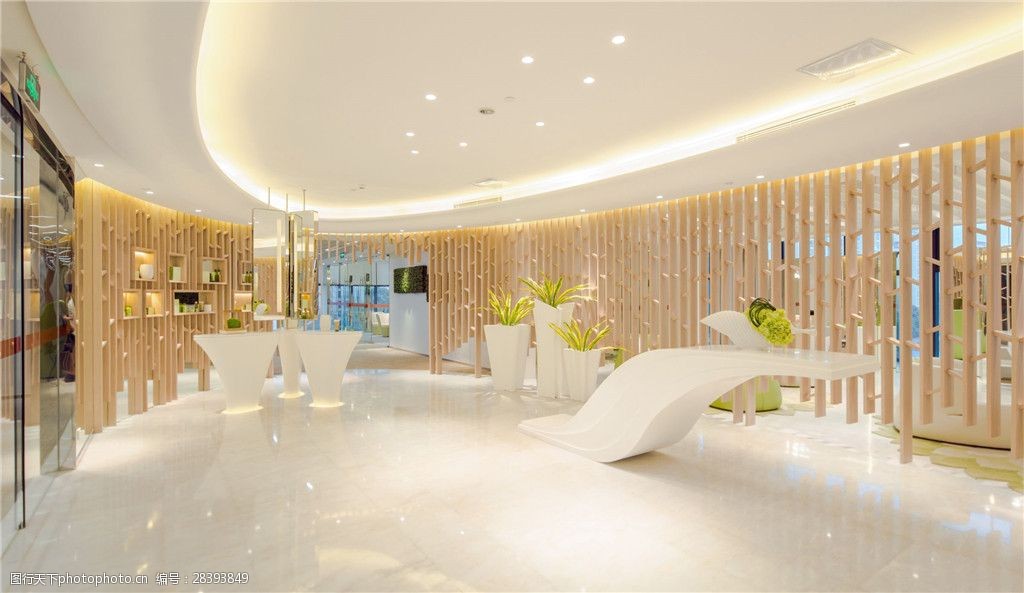 关键词:酒店大厅圆形吊顶装修效果图 大厅 圆形吊顶 射灯 白色灯光