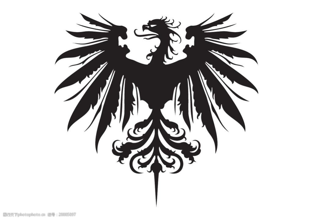 老鹰创意图标免抠png透明素材图片-图行天下图库