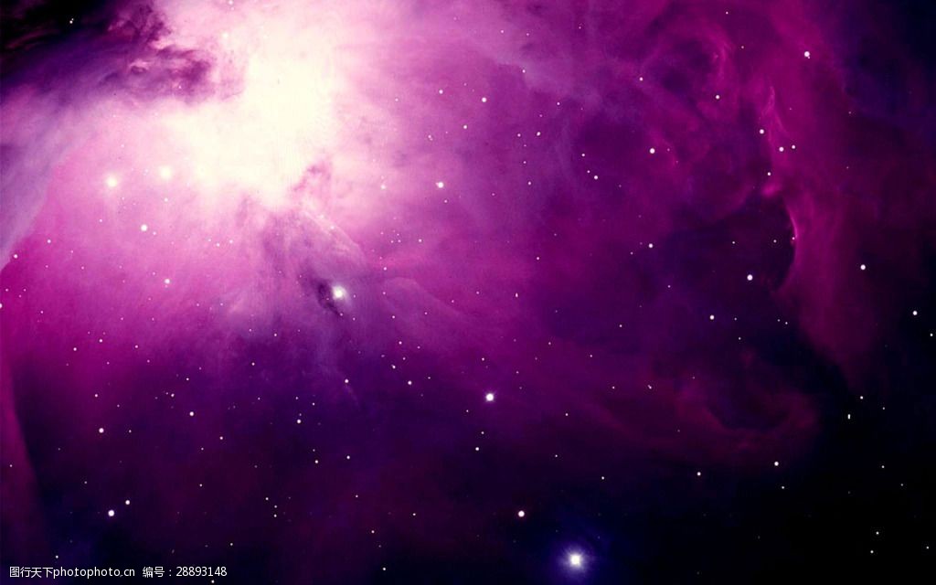 梦幻紫色星空广告背景