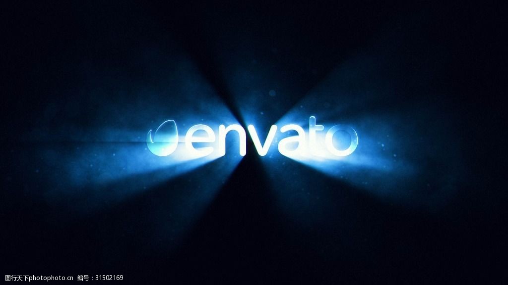 大气光线扫光logo展示 大气 震撼 片头 光线 ae模板 大气光线扫光logo