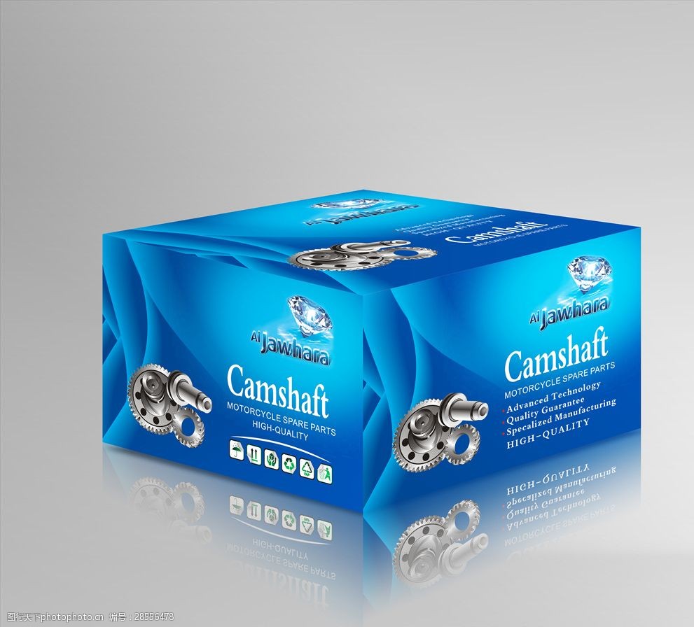 关键词:摩配蓝色产品包装设计平面图 摩配 摩托车 配件 蓝色 科技