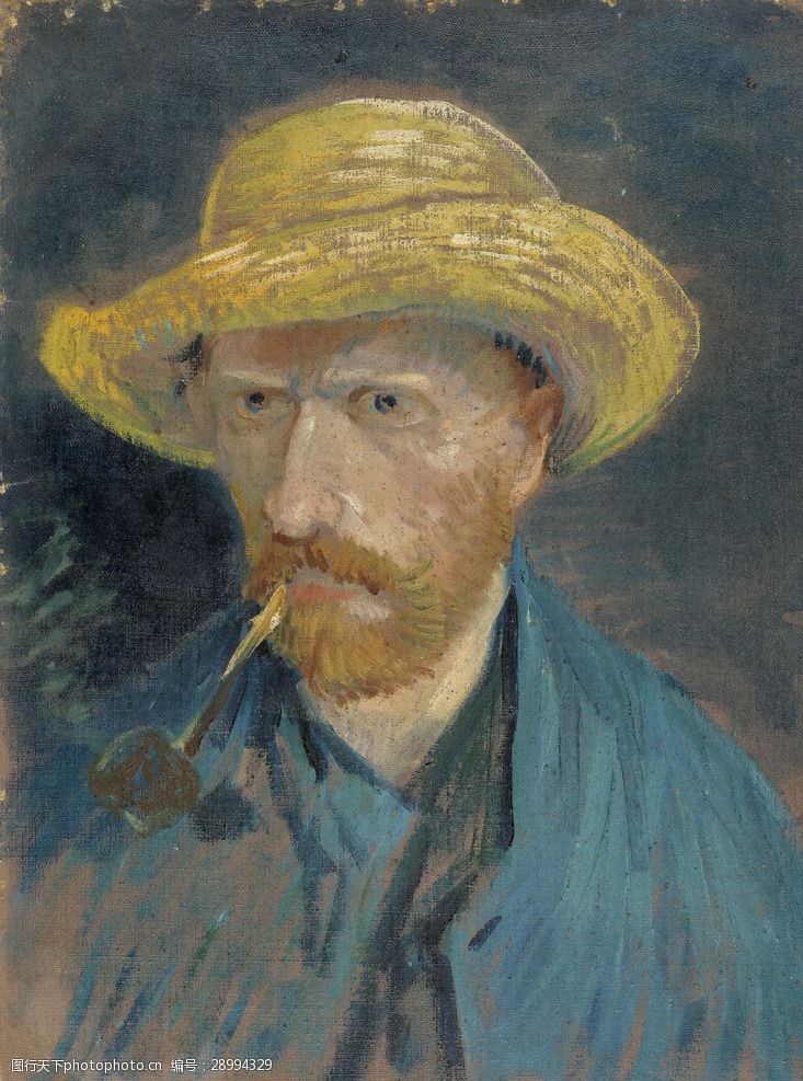 人物画像装饰画复古油画