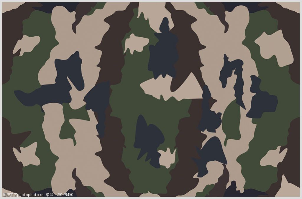 迷彩服装布料免抠psd透明素材