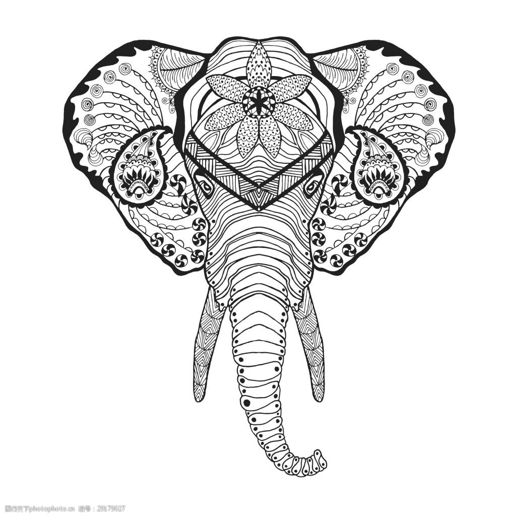 关键词:艺术花纹大象图案 艺术 花纹 动物 时尚 大象 图案