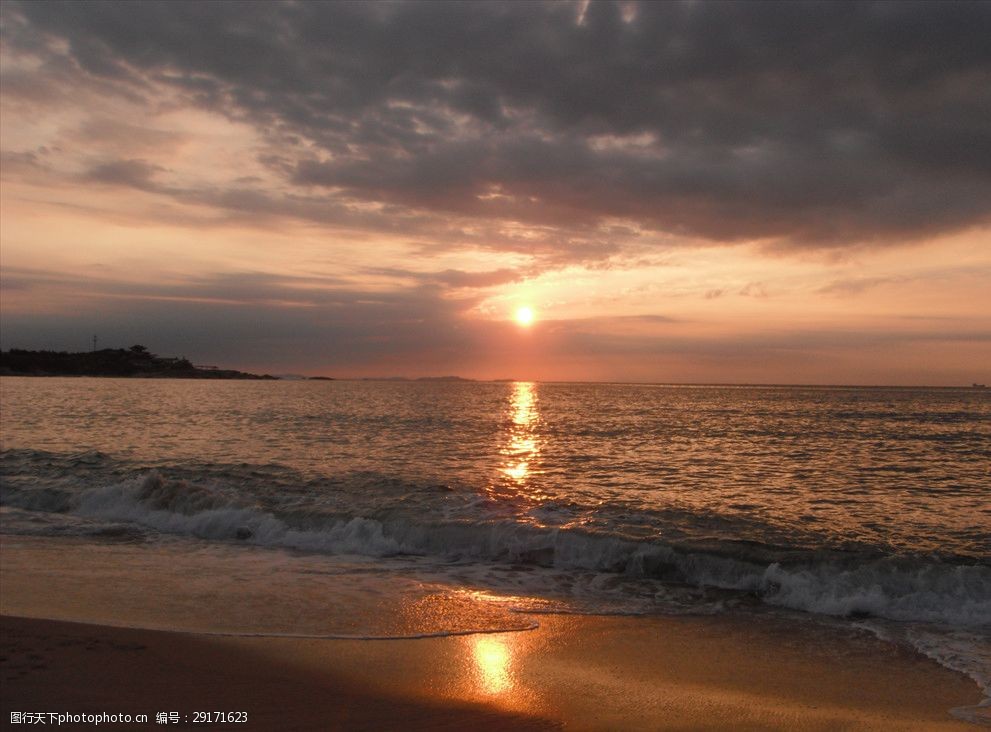 高清夕陽黃昏圖