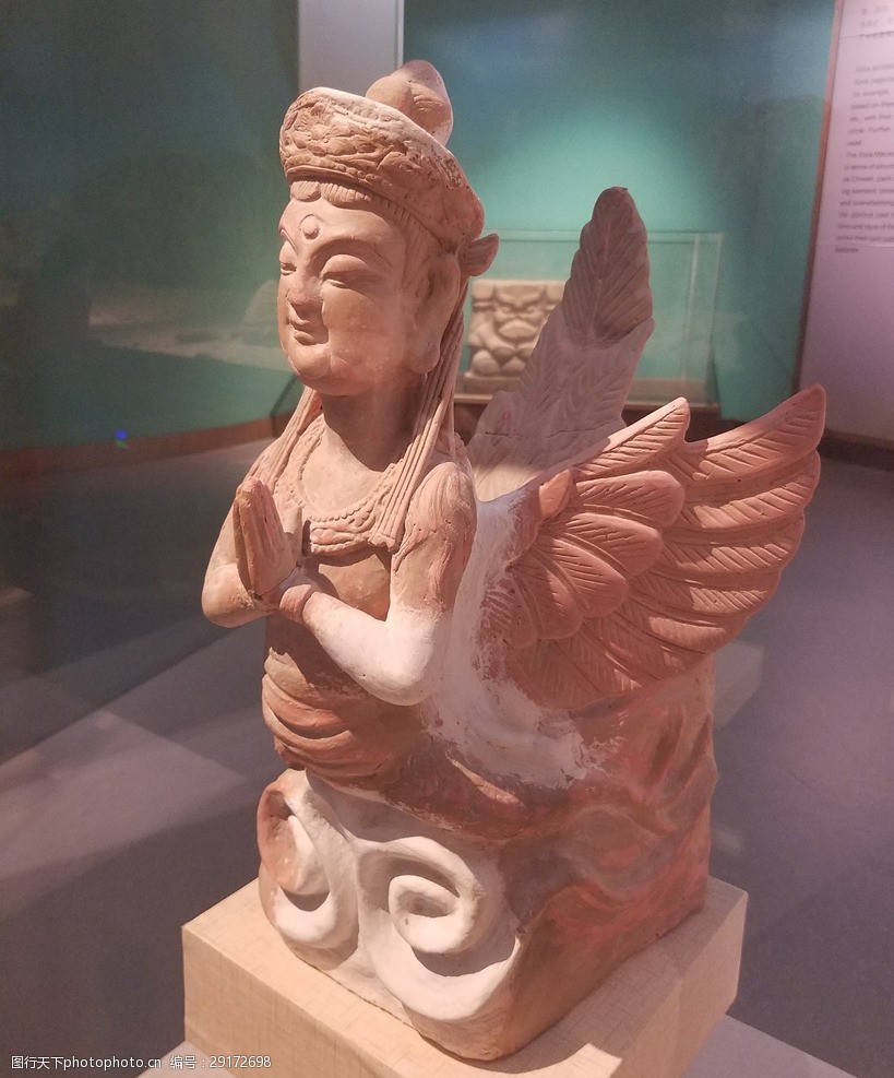 西夏王陵迦陵频伽建筑构件