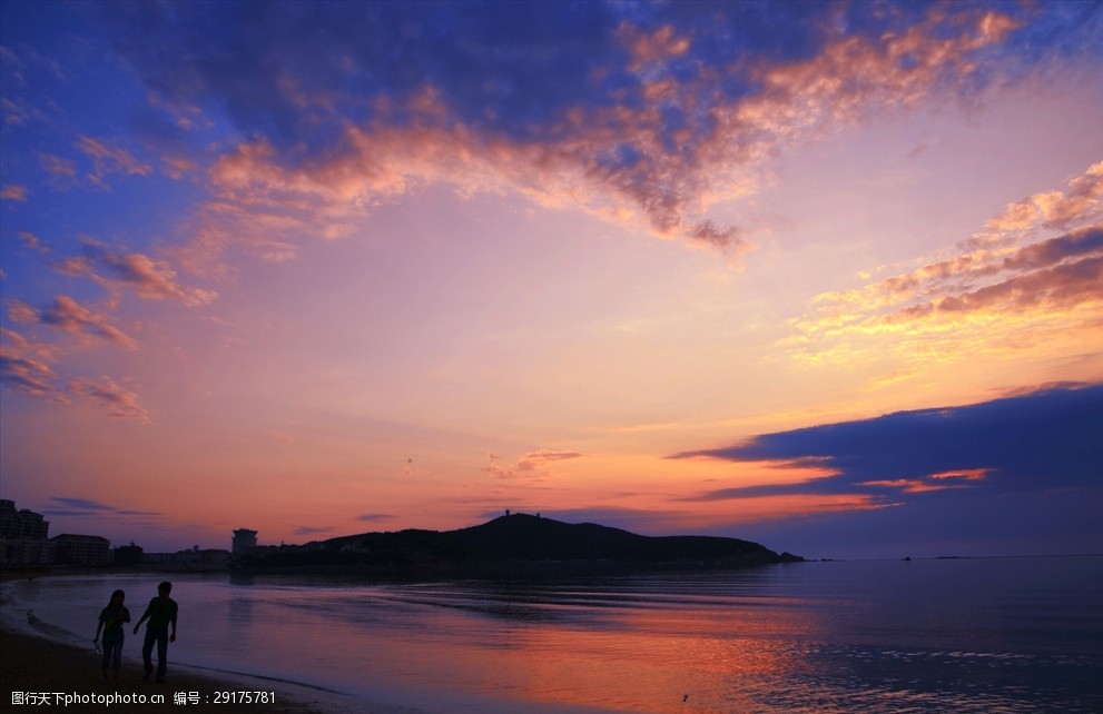 高清夕陽黃昏圖