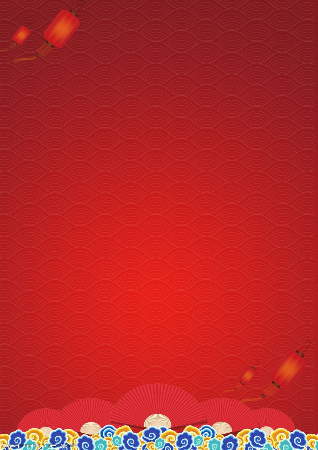 红色喜庆2018狗年背景素材