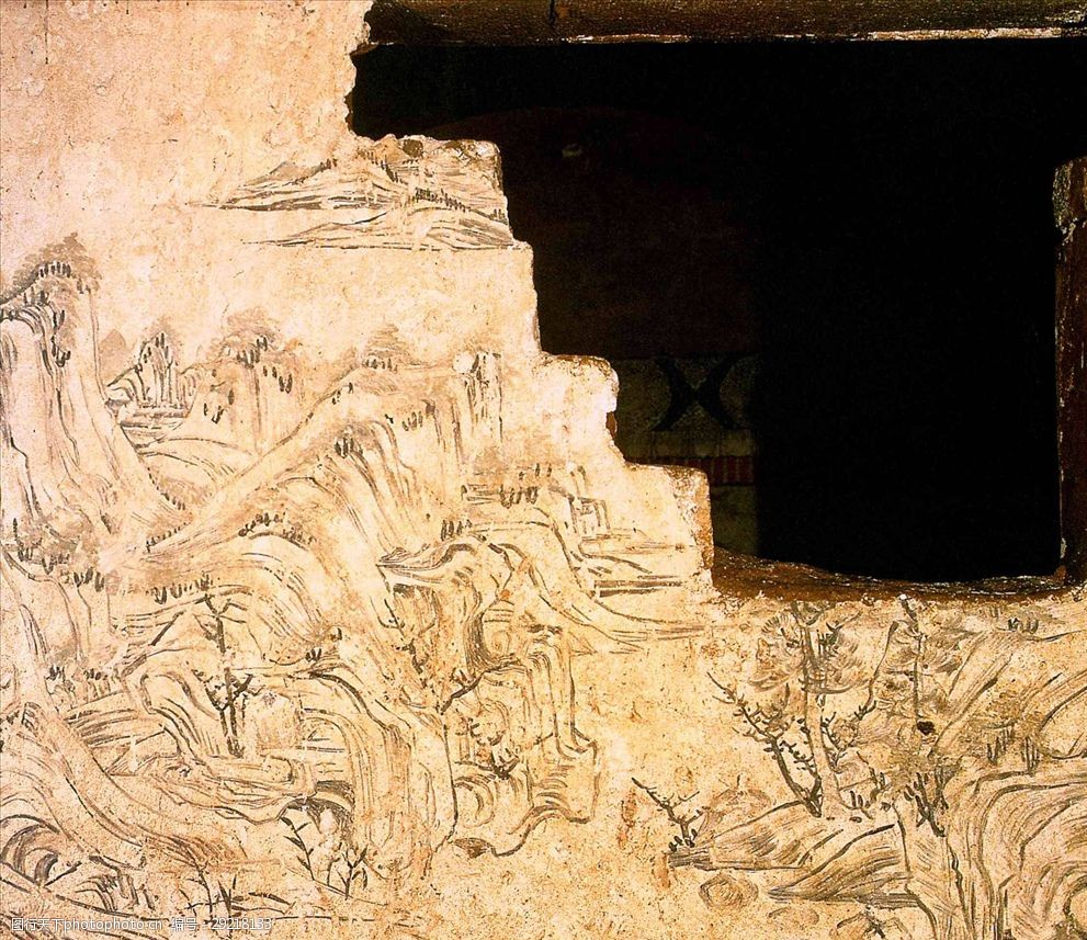 王处直陵墓壁画