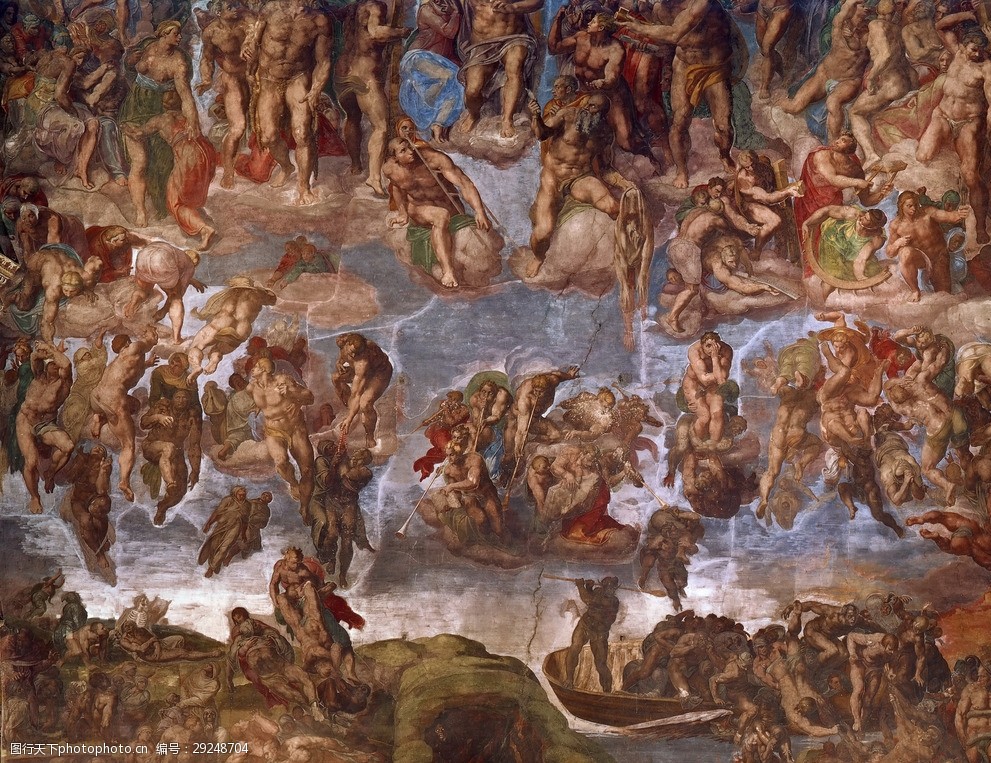 米开朗基罗油画作品