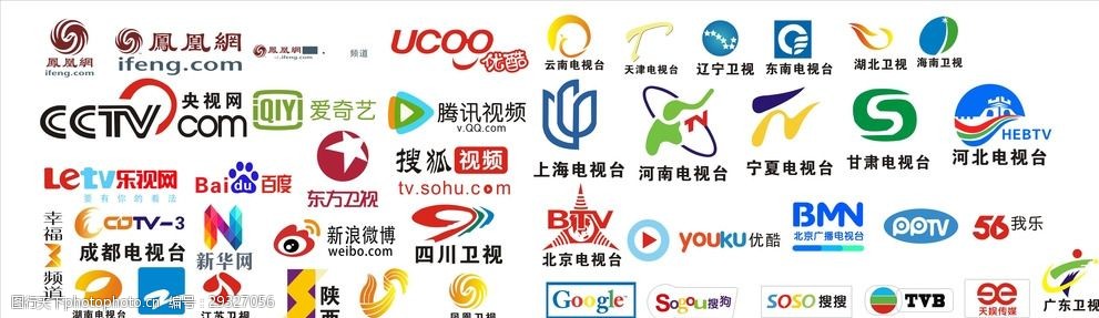 各大媒体logo
