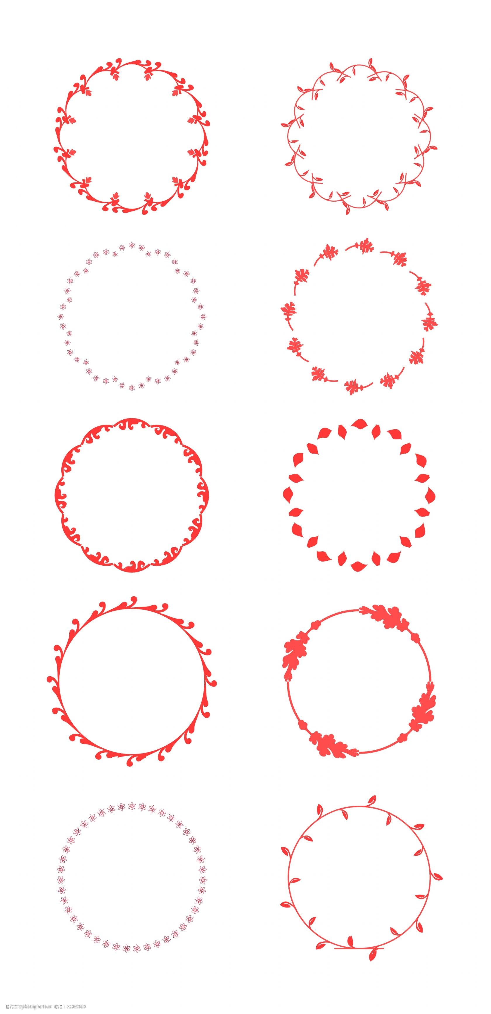典雅复古边框矢量图