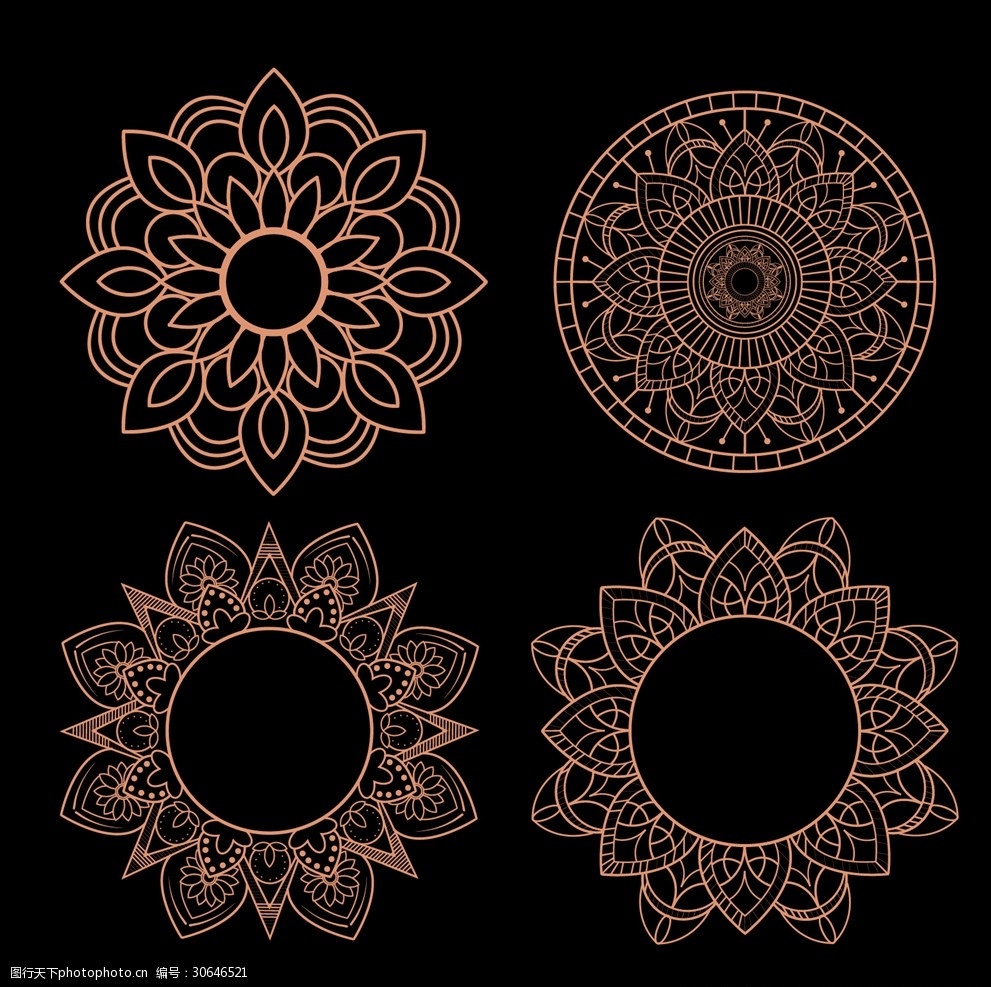 欧式花纹欧式边框欧式花边