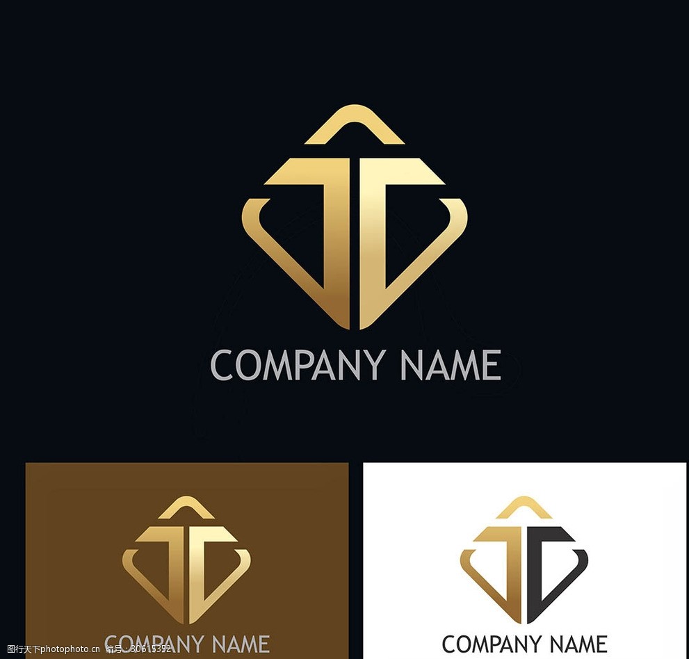 黑金创意logo设计12