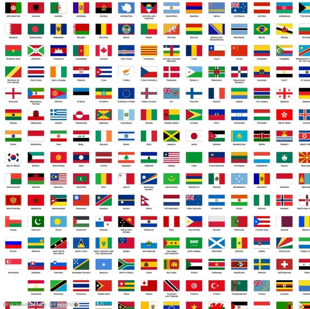 各国国旗图片 图行天下素材网