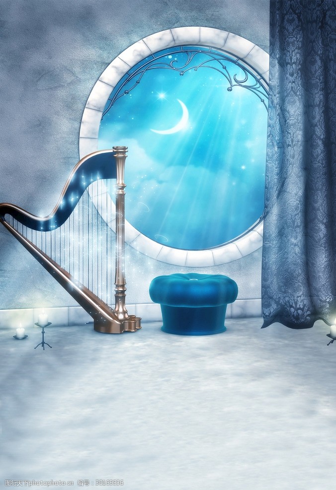 影楼背景模板摄影背景设计