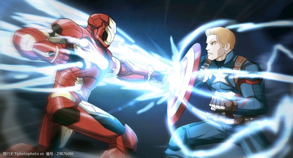 关键词:钢铁侠 美国队长 漫威 漫画 对决 动漫 设计 动漫动画 动漫