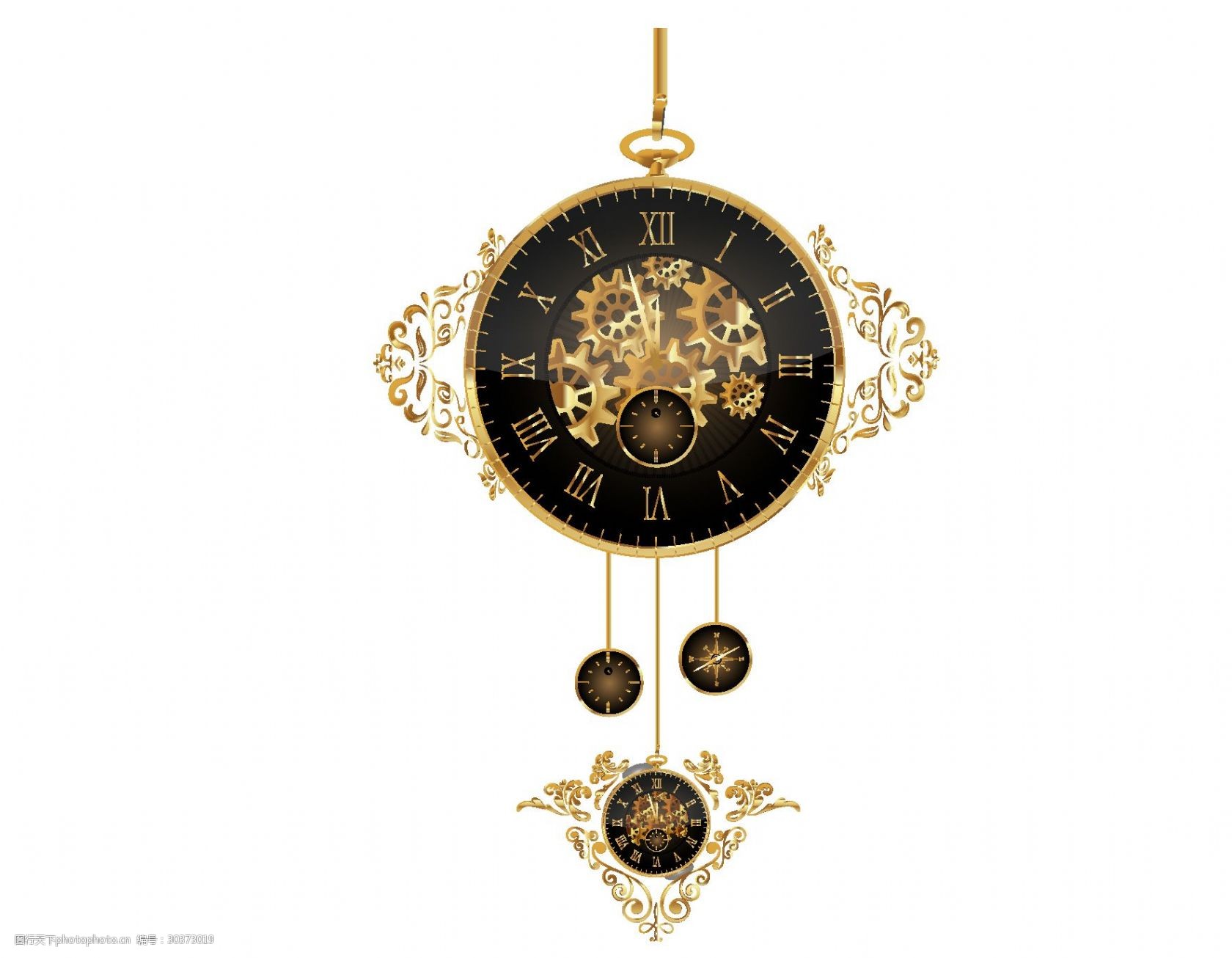 精美大方时尚挂钟