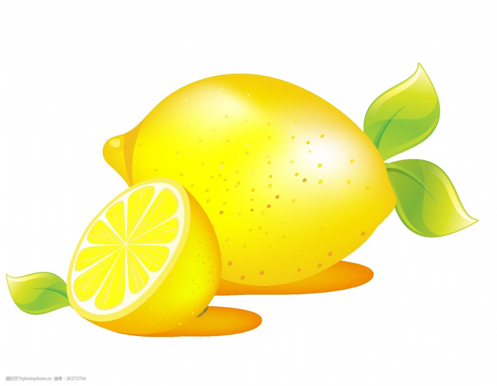 关键词:矢量黄色柠檬元素 矢量 水果 柠檬 ai元素 免扣元素