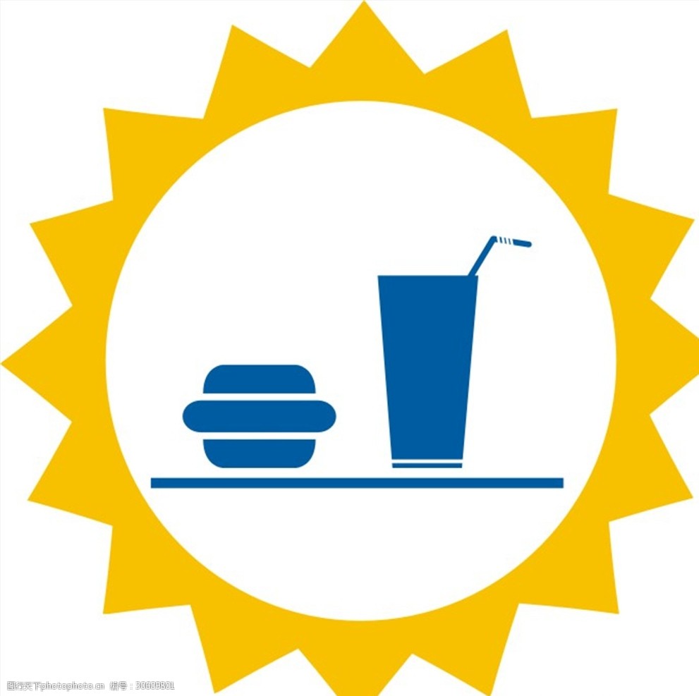 圆形多角图标标识