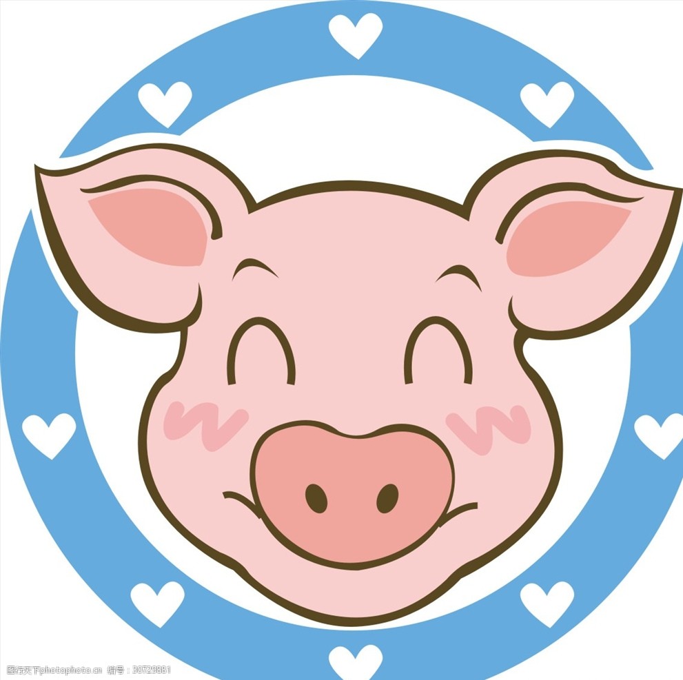 卡通动物图标标识图片-图行天下图库