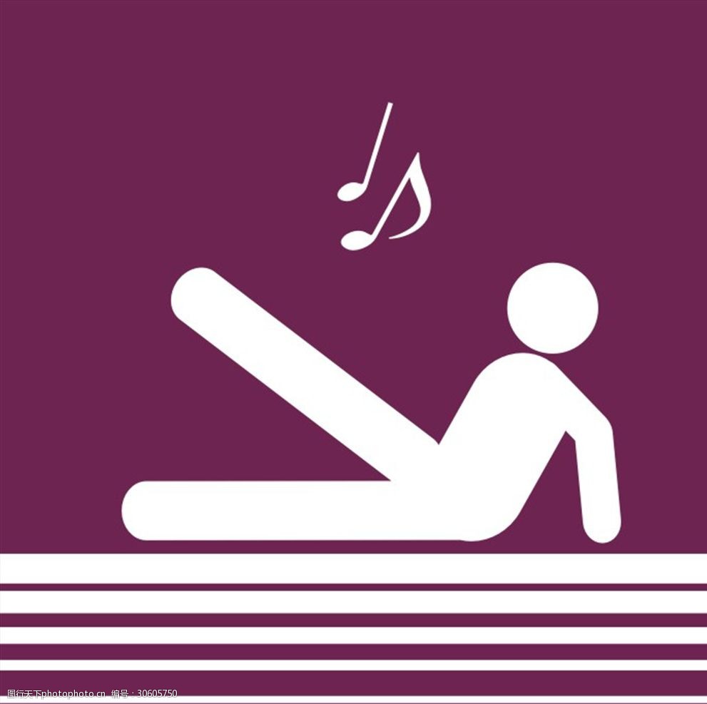 休闲运动图标标识